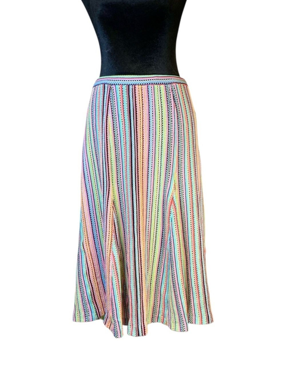 Anthropologie Maeve Spectral Stripe Skirt Size Medium​